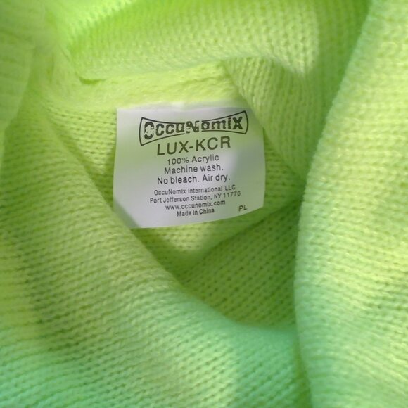 OccuNomix Cold Stress Safety Gear Yellow Knit Cap - Picture 6 of 7